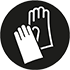 Uso de guantes de protección