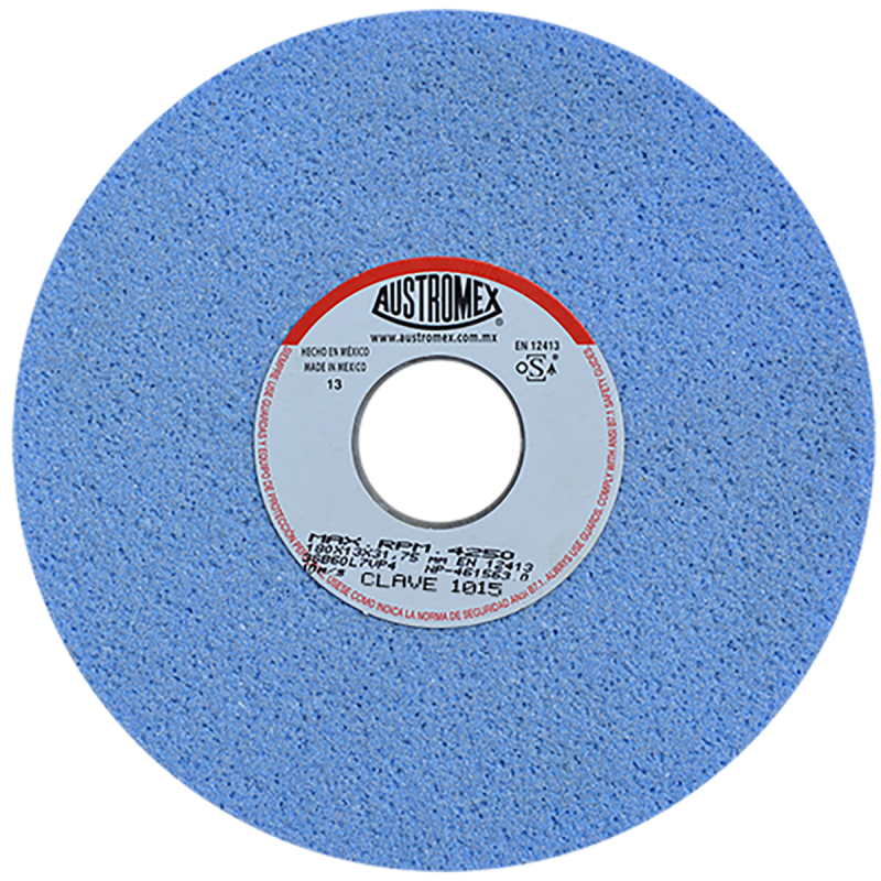 Rueda Abrasiva de 180 x 6 x 31.75 mm para corte y aderezado de acero
