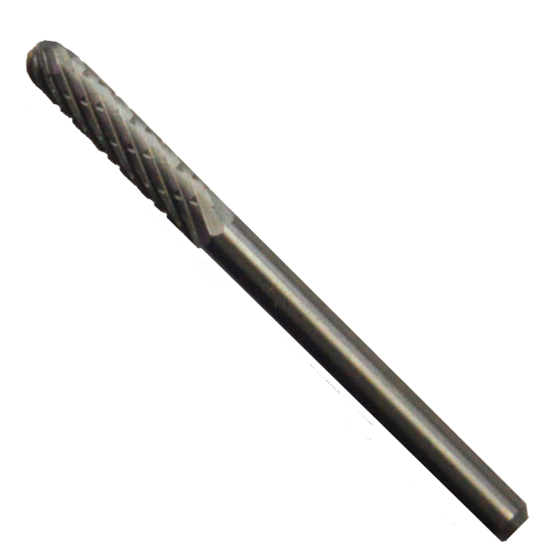 Lima rotativa, tipo SC-42, de 3.2 x 13.0 x 3.2 mm, para desbaste pesado (desbarbado), así como desbaste de soldadura, fundiciones, plástico, acero e inoxidable