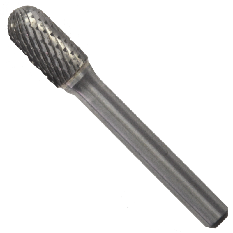 Lima rotativa, tipo SC-3, de 9.5 x 19 x 6.4 mm para desbaste pesado 
