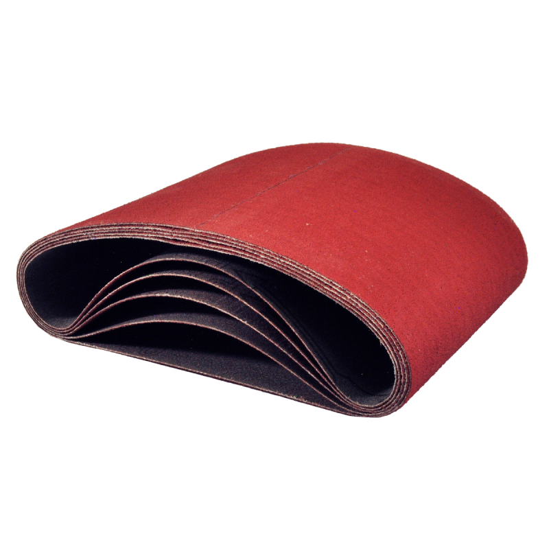 Banda de lija de óxido de aluminio, grano 80 de 100 x 317 mm