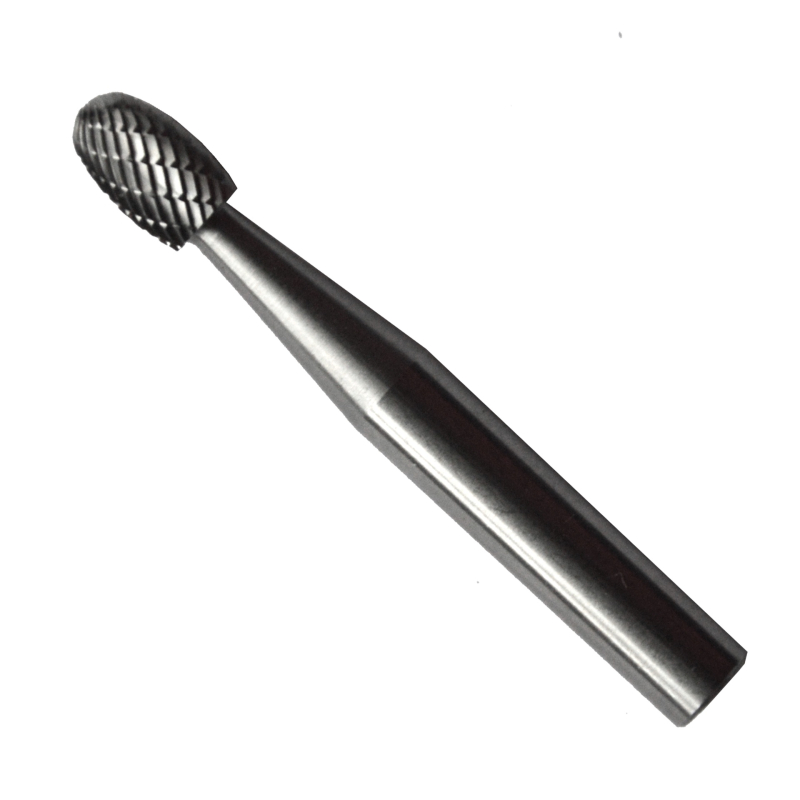 Lima rotativa, tipo SE-1, de 6 x 10 x 6.4 mm, para desbaste pesado (desbarbado), así como desbaste de soldadura, fundiciones, plástico, acero e inoxidable