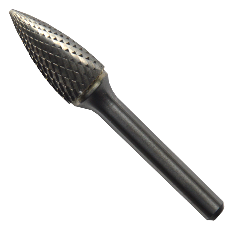 Lima rotativa, tipo SG-5, de 12.7 x 25.4 x 6.4 mm, para desbaste pesado (desbarbado), así como desbaste de soldadura, fundiciones, plástico, acero e inoxidable