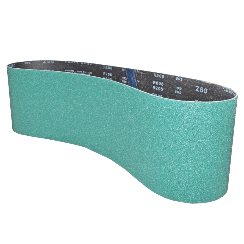 Banda de lija de zirconio, grano 50 de 152 x 1219.2 mm