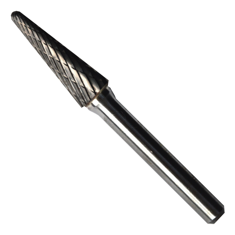 Lima rotativa, tipo SL-3, de 9.5 x 27 x 6.4 mm, para desbaste pesado (desbarbado), así como desbaste de soldadura, fundiciones, plástico, acero e inoxidable