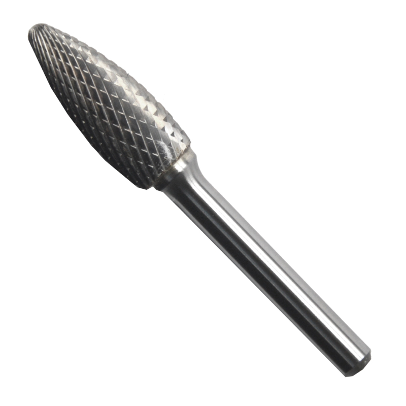 Lima rotativa, tipo SH-5, de 12.7 x 32 x 6.4 mm, para desbaste pesado (desbarbado), así como desbaste de soldadura, fundiciones, plástico, acero e inoxidable