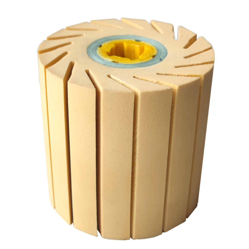 Rodillo para montar mangas de lija y fibra de 100 x 100 x 19.2 mm en Satinadora de velocidad variable - Clave 2500
