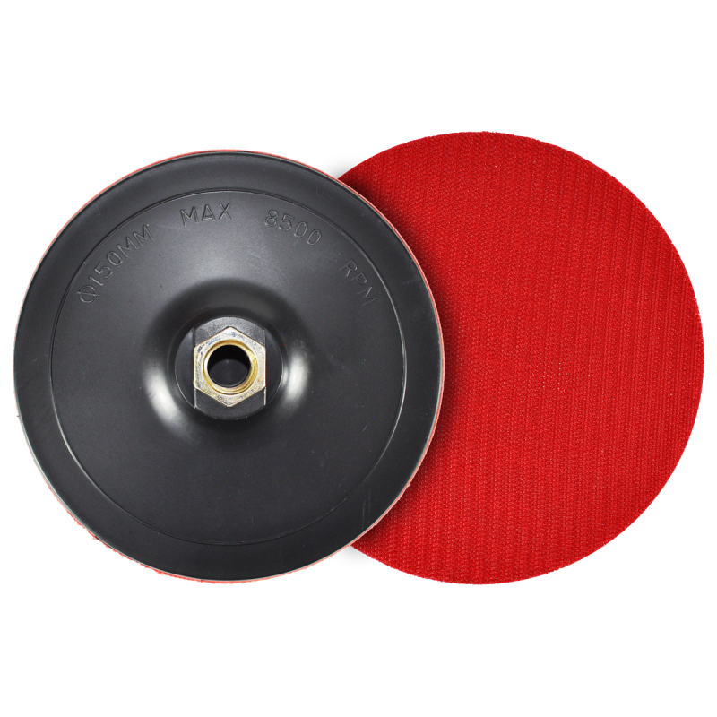 Respaldo de 150 x 15.9-11 mm para discos de lija autoadherible con sistema de sujeción UltraGrip®.