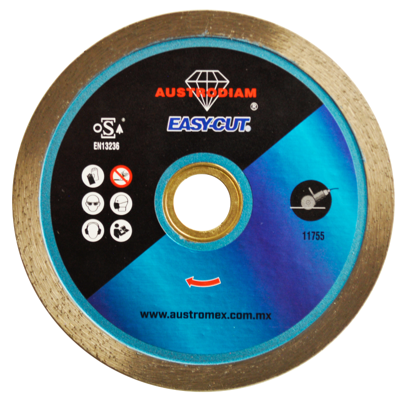 Disco de diamante de 100 x 1.6 x 22.23 mm para corte de materiales de construcción