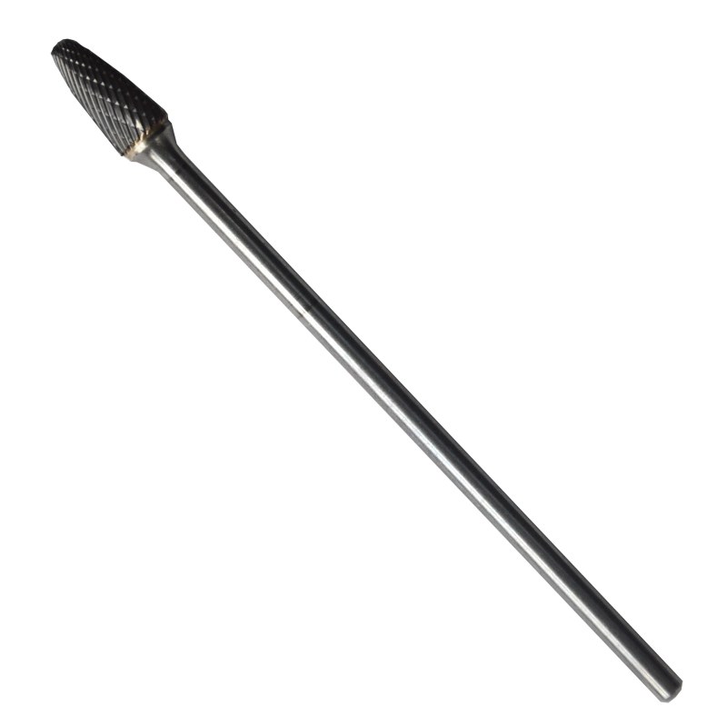 Lima rotativa, tipo SF-5/L6, de 12.7 x 25 x 6.4 mm, para desbaste pesado de materiales como acero al carbón, acero inoxidable, soldadura y fundición