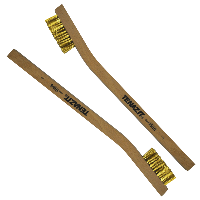 Cepillo manual de 197 x 11 mm para limpieza manual de superficies metálicas y remoción de soldadura, corrosión, fundición, plástico y cualquier adherencia