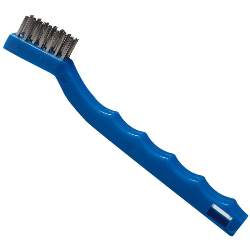 Cepillo manual de 185 x 12.0 mm para limpieza manual de superficies de acero inoxidable y remoción de soldadura, corrosión, fundición, plástico y cualquier adherencia
