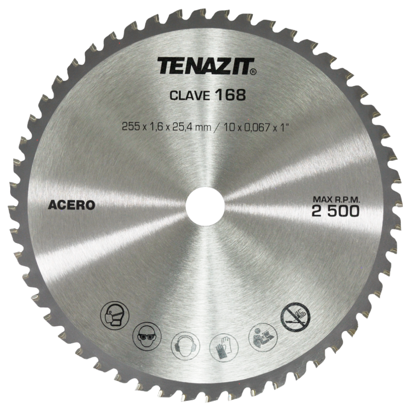Sierra de 255 x 1.6 x 25.4 mm
