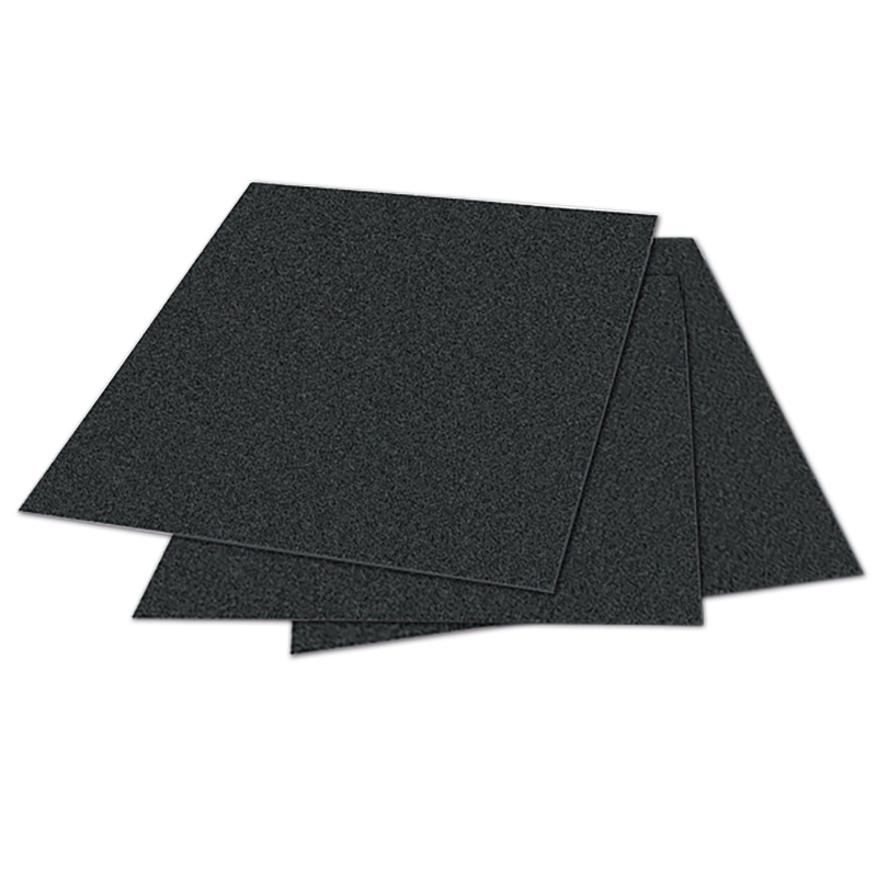 Hoja de lija de agua de carburo de silicio, grano 80, de 230 x 279 mm