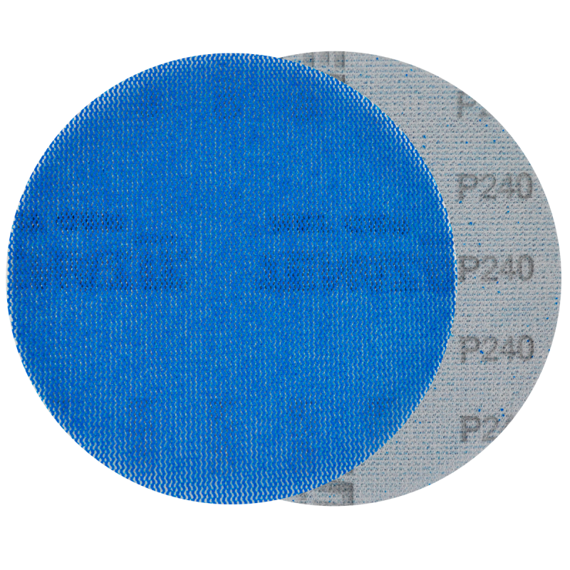 Disco de malla abrasiva NetCer de 127 mm, grano 240 con sistema de fijación Ultra Grip ®.