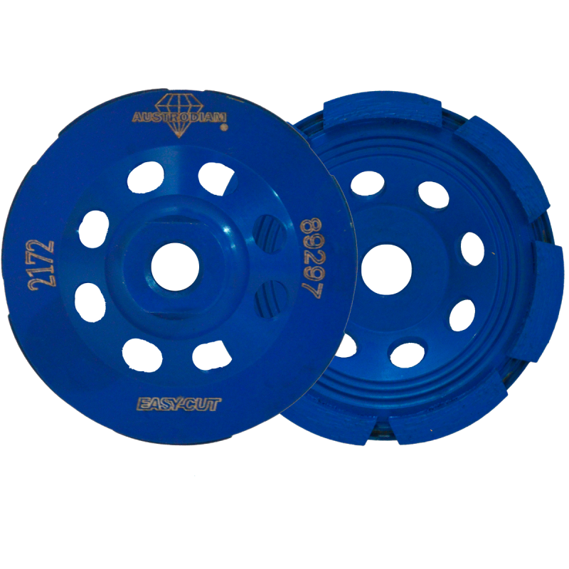 Copa de diamante de 100 x M14-2 mm para desbaste de mármol, concreto y bloque no abrasivo