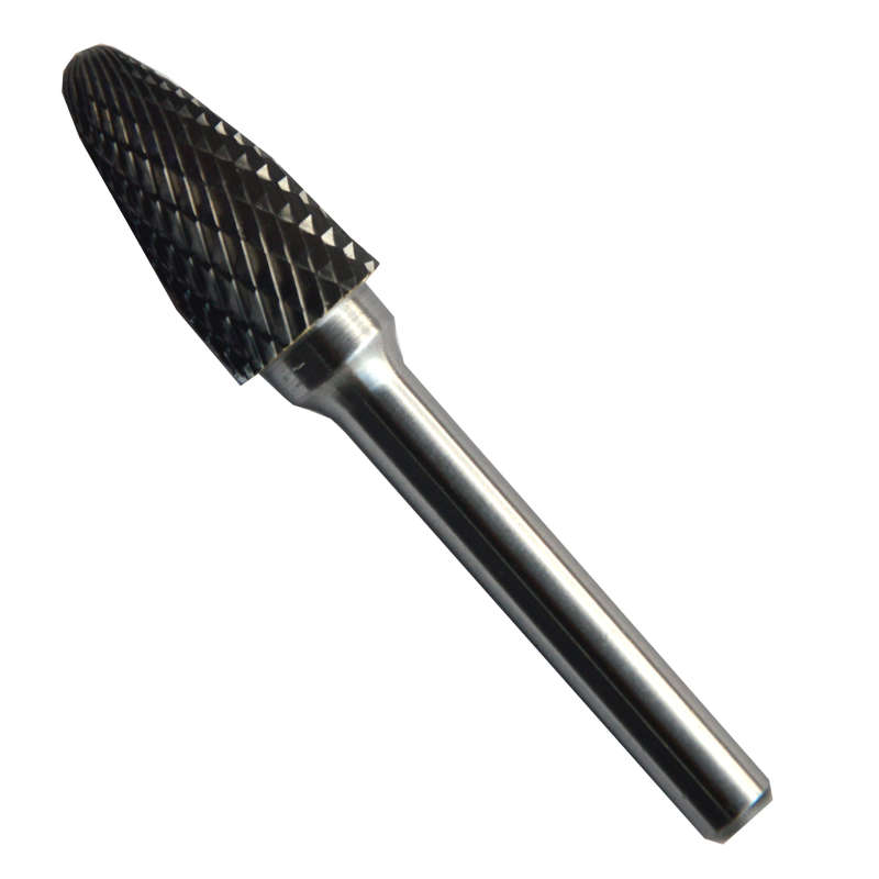 Lima rotativa, tipo SF-5, de 12 x 25 x 6.4 mm, para desbaste de soldadura, fundiciones, plástico, acero e inoxidable