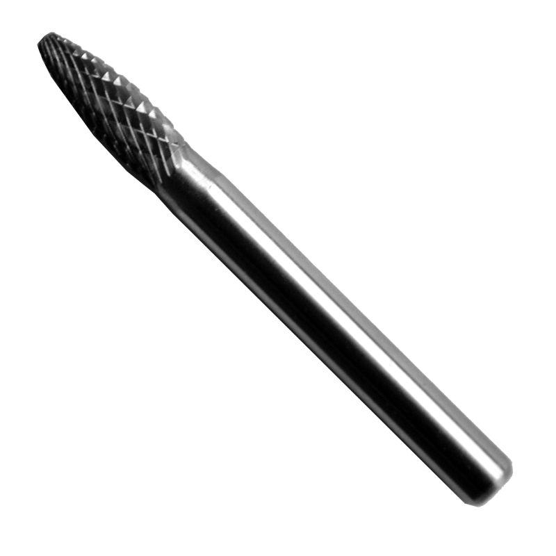 Lima rotativa, tipo SH-1, de 6.4 x 16 x 6.4 mm, para desbaste de soldadura, fundiciones, plástico, acero e inoxidable