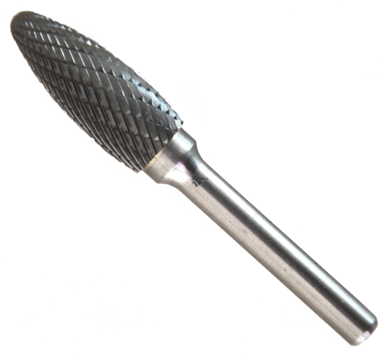Lima rotativa, tipo SH-5, de 12 x 32 x 6.4 mm, para desbaste de soldadura, fundiciones, plástico, acero e inoxidable