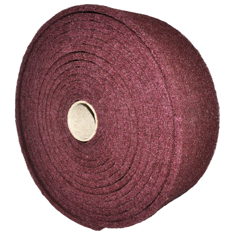 Rollo de fibra de 150 x 10,000 m de óxido de aluminio - grano medio para dar acabado.