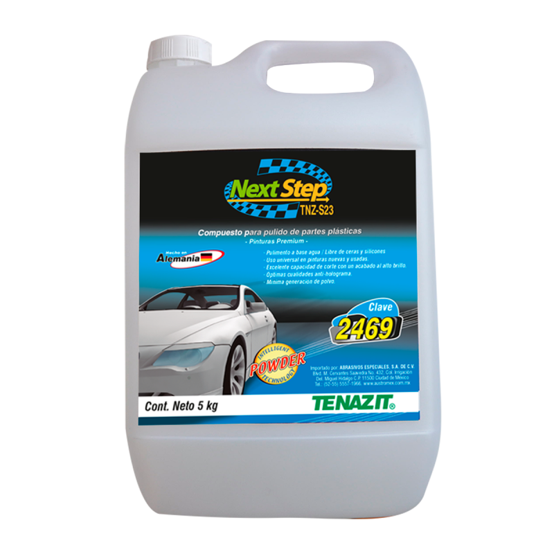 Pulimento para partes plásticas para dar acabados de alta calidad en el pulido de pintura automotriz de 5 kg