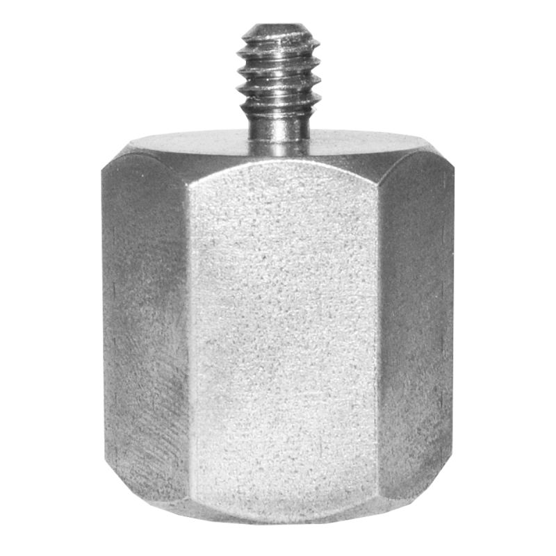 Adaptador para convertir flechas  de 15.9-11 a 6.4-20 mm y montar discos de cambio rápido en esmeriladora.