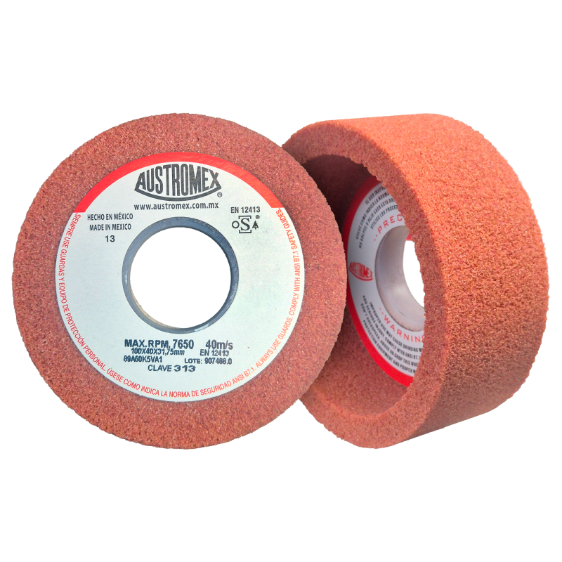 Copa Abrasiva de 100 x 40 x 31.75 mm para afilar todo tipo de herramientas de corte