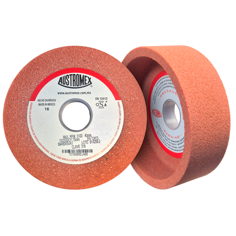 Copa Abrasiva de 150 x 50 x 31.75 mm para afilar todo tipo de herramientas de corte