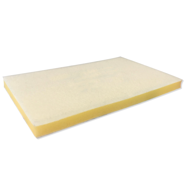 Respaldo para usar con hojas de lija Buflex en lijadora neumática Clave 2514 de 78 x 123 mm