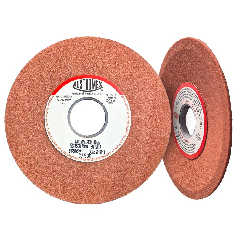 Rueda Abrasiva de 150 x 13 x 31.75 mm para afilar todo tipo de herramientas de corte