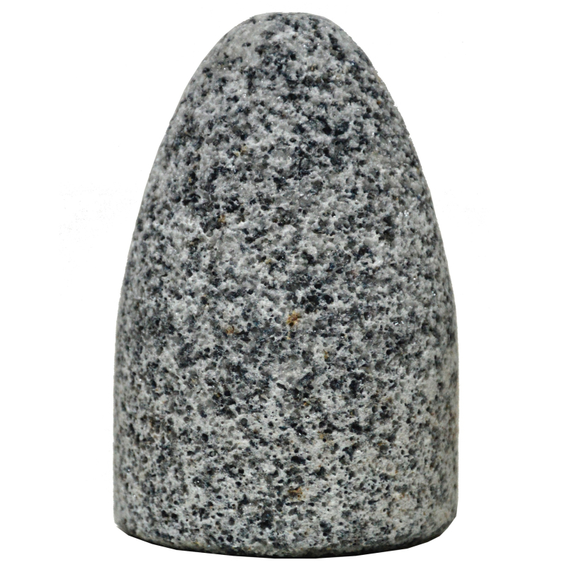 Cono abrasivo para desbaste de fundición gris, nodular y todo tipo de aceros al carbón de 50 x 75 x 15.9-11 mm