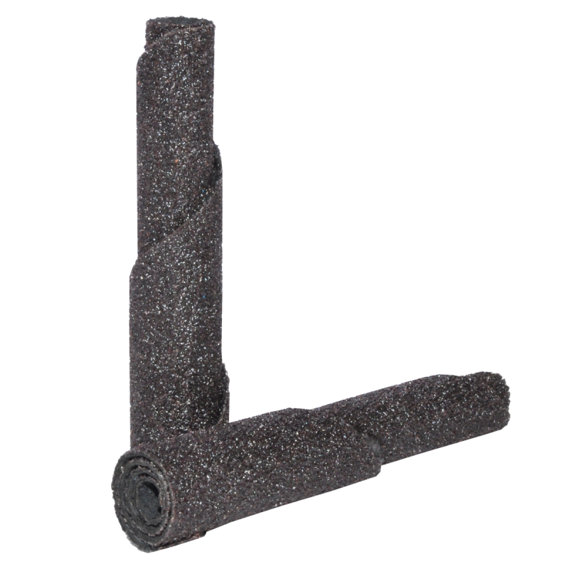Cartucho de lija cónico de 10 x 50 x 3.2 mm de Óxido de Aluminio - Grano 80