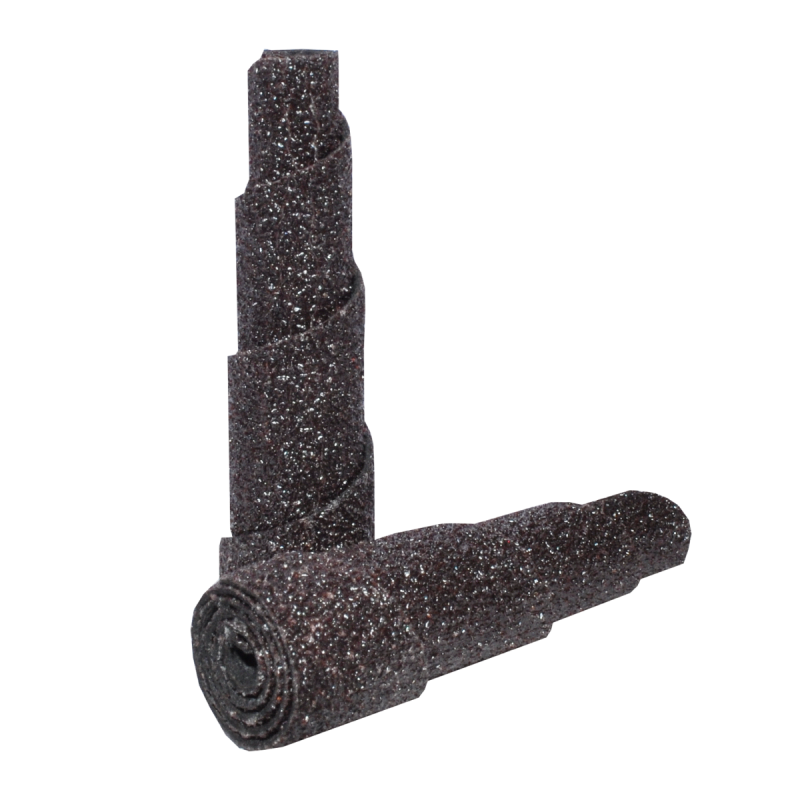 Cartucho de lija cónico de 13 x 50 x 3.2 mm de Óxido de Aluminio - Grano 60