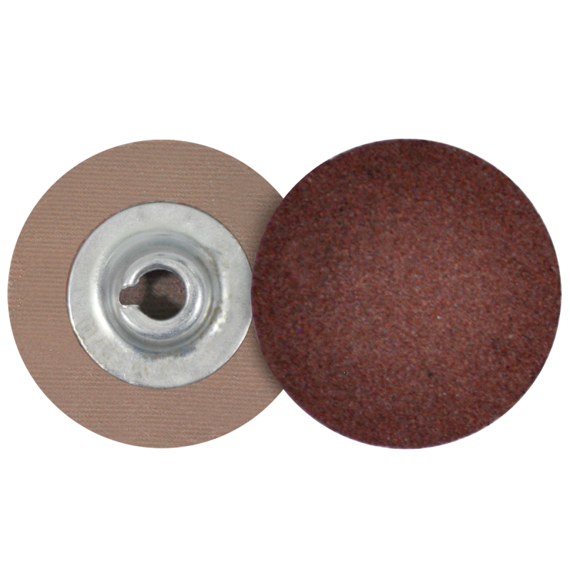 Disco de lija de cambio rápido (SPIN-ON), especificación TUAX - 320, grano óxido de aluminio, de 51 mm