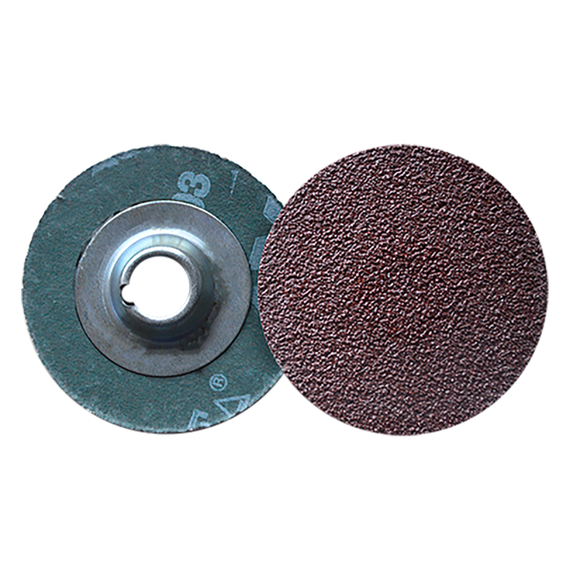 Disco de lija de cambio rápido (SPIN-ON), especificación TTAV - 50, grano óxido de aluminio, de 51 mm