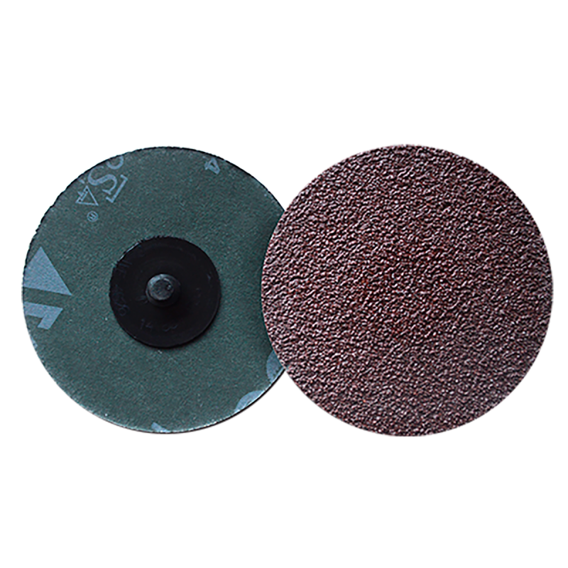Disco de lija de cambio rápido (ROL-OK), especificación TTAV - 36, grano óxido de aluminio, de 76 mm