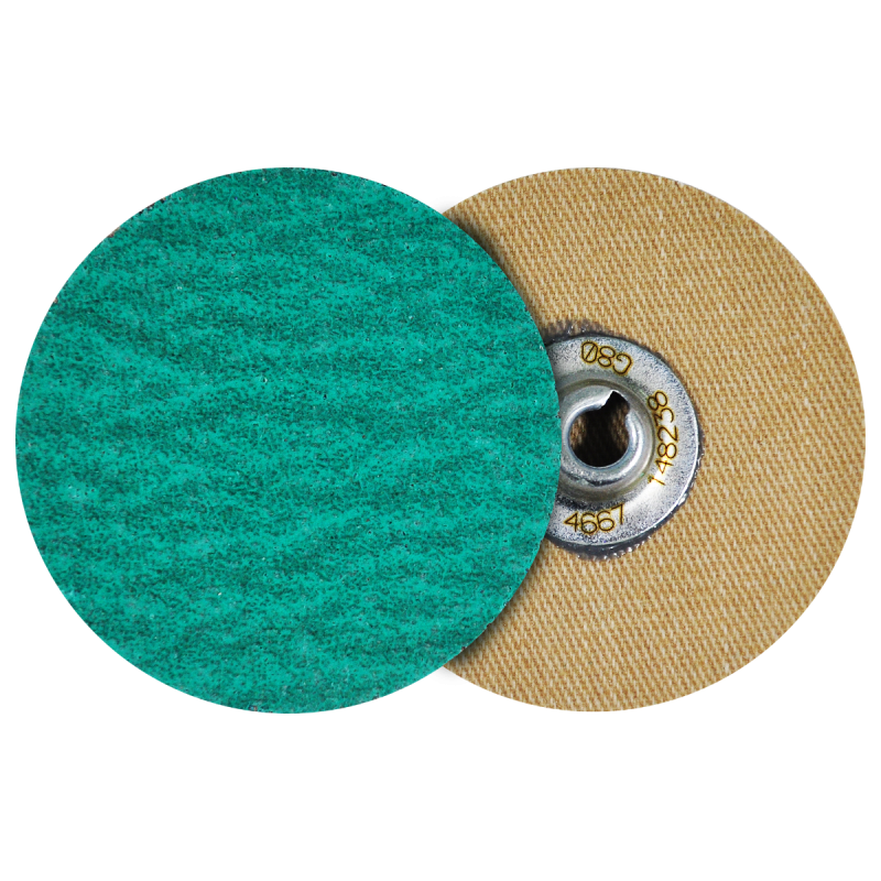 Disco de lija de cambio rápido (SPIN-ON), especificación TUZ2Y - 80, grano zirconio, de 51 mm