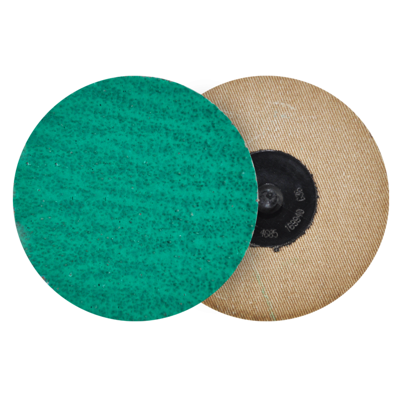 Disco de lija de cambio rápido (ROL-OK), de zirconio verde TUZ2Y - 35, de 76 mm