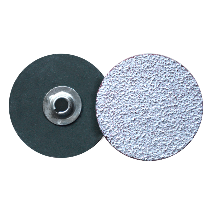 Disco de lija de cambio rápido (SPIN-ON), especificación TTG4V - 36, grano óxido de aluminio, de 51 mm