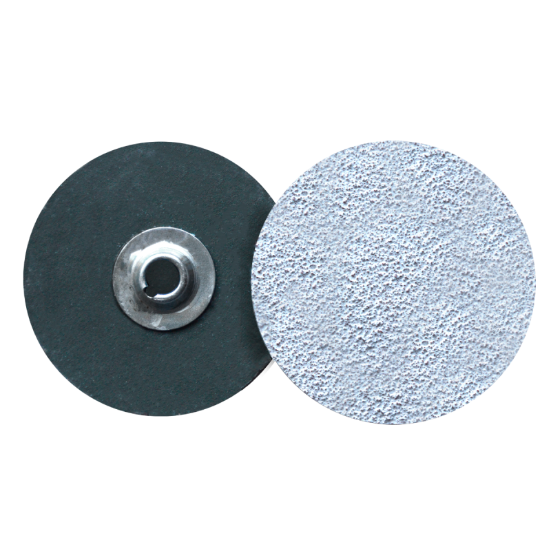 Disco de lija de cambio rápido (SPIN-ON), especificación TTG4V - 80, grano óxido de aluminio, de 76 mm