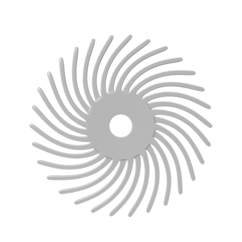Disco radial termoplástico de óxido de aluminio grano 120, de 76 x 9.5 mm