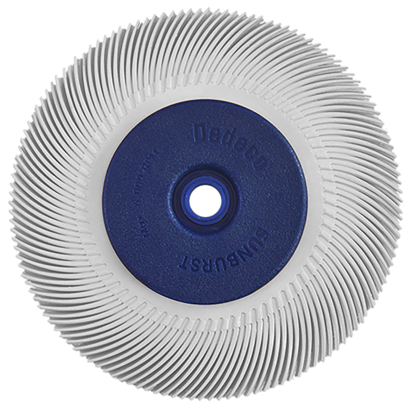 Rueda Radial Termoplástica de óxido de aluminio - grano 120, de 150 x 12.7 x 25.4 mm