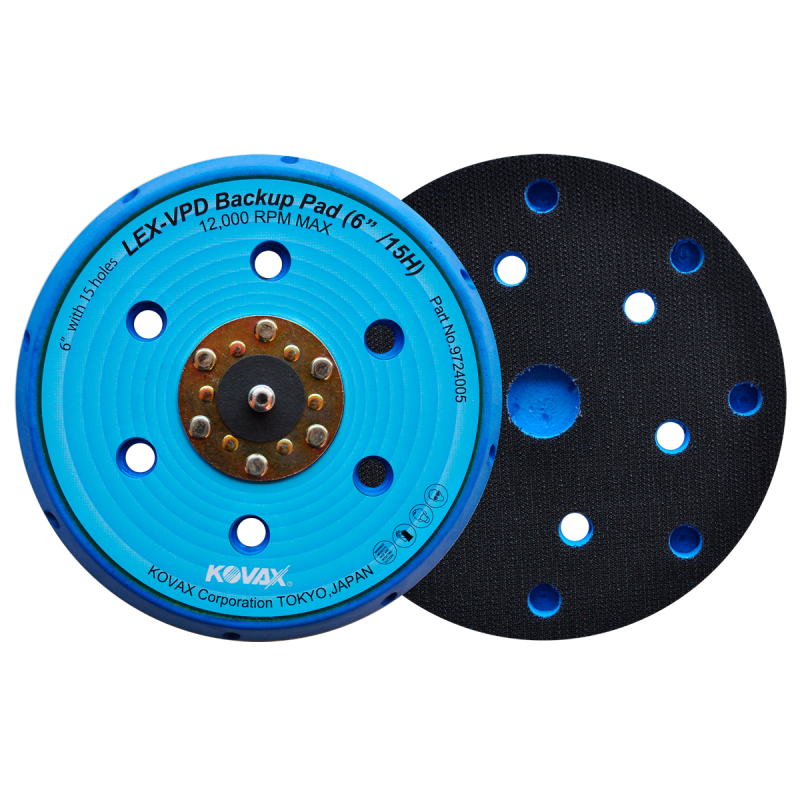 Respaldo para montar discos de lija de 6" en lijadora Rotoorbital 2511 o 2518 de 152 mm