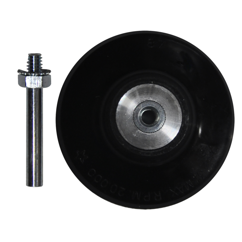 Adaptador de 51 mm para montar discos de cambio rápido (Rol-Ok) en mototool