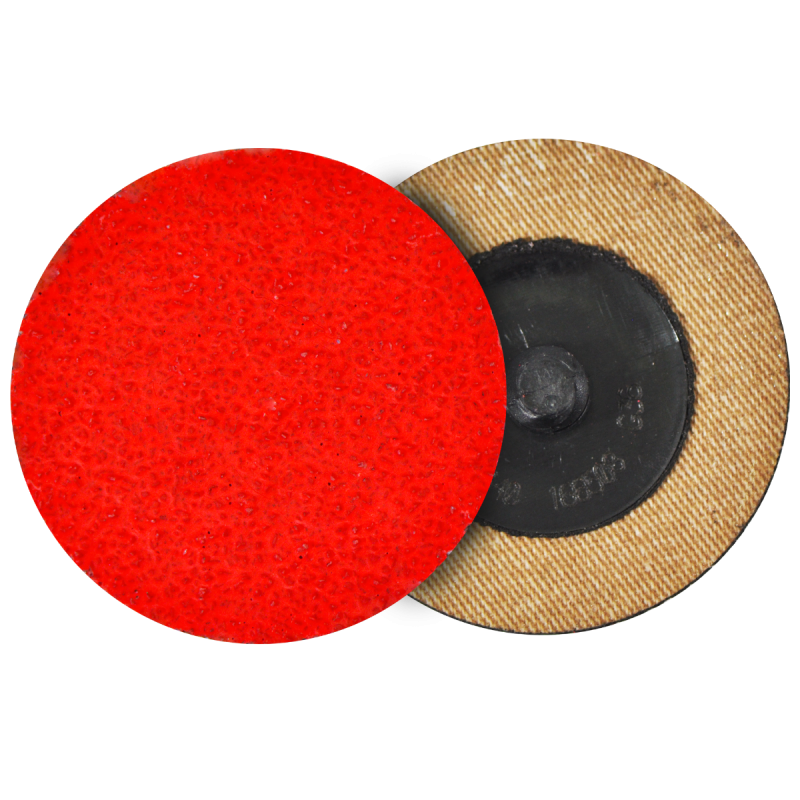 Disco de lija de cambio rápido (ROL-OK), especificación TTG2X - 60, grano cerámico, de 51 mm