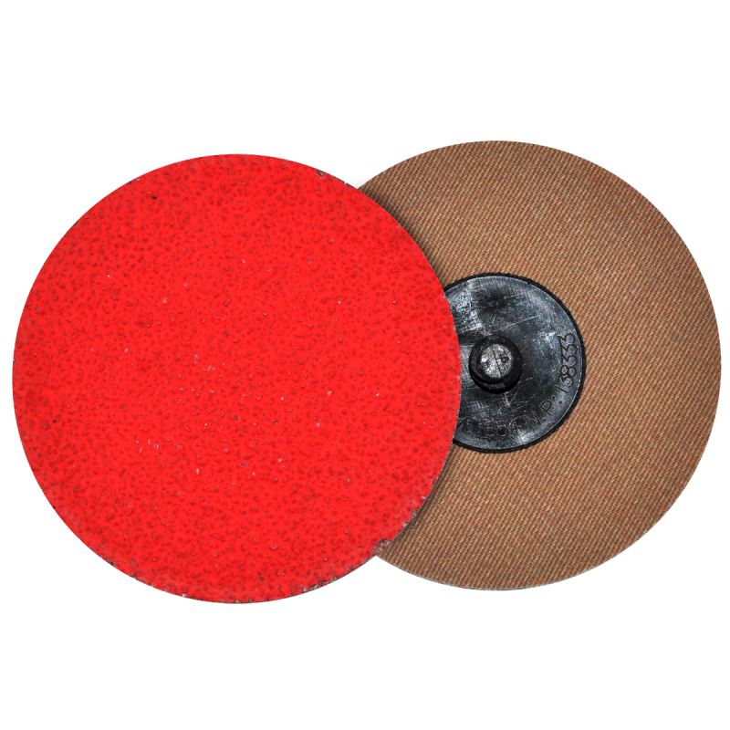 Disco de lija de cambio rápido (ROL-OK), especificación TTG2X - 36, grano cerámico, de 76 mm