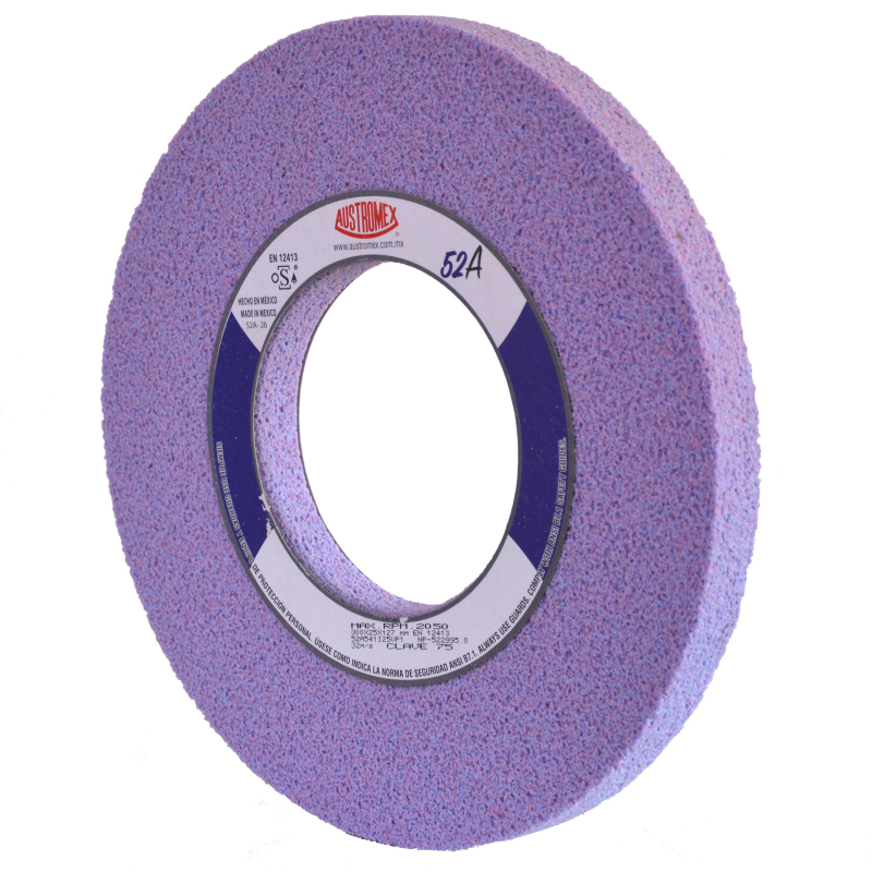 Rueda Abrasiva para rectificado de superficies planas y aceros de 300 x 25 x 127 mm