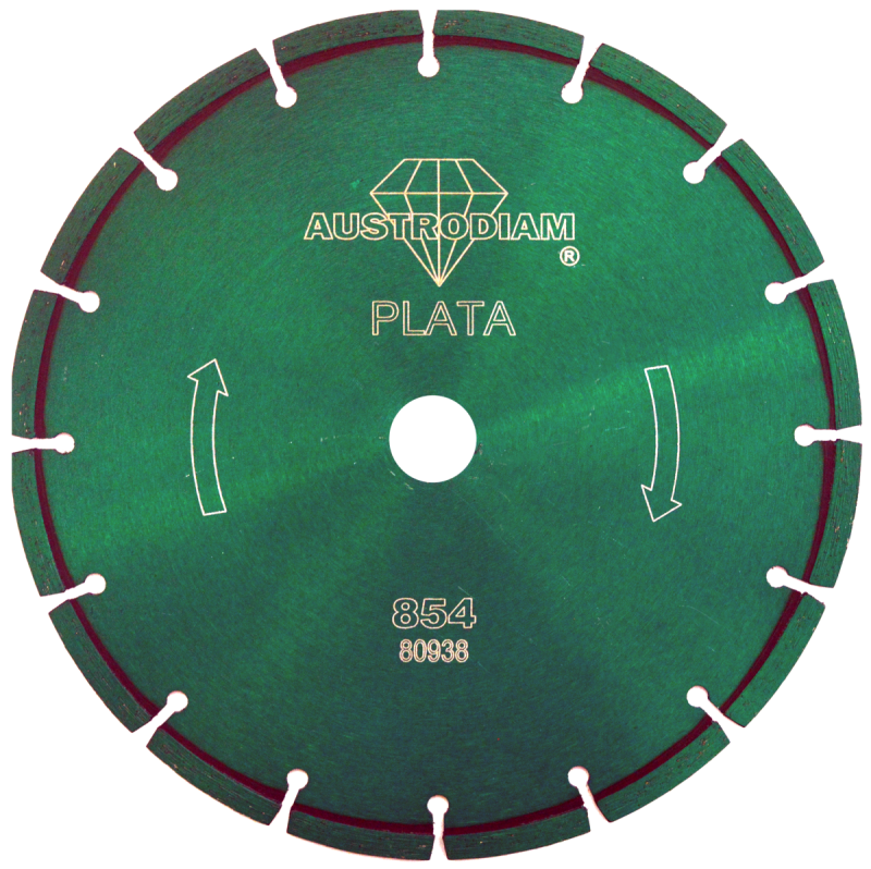 Disco de diamante de 230 x 2.8 x 22.23 mm para corte de granito y otras piedras duras  