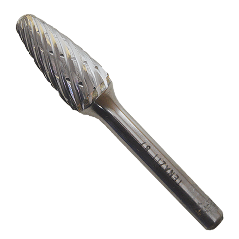 Lima rotativa, tipo SF-5, de 12.7 x 25.4 x 6.4 mm, para desbaste de acero inoxidable