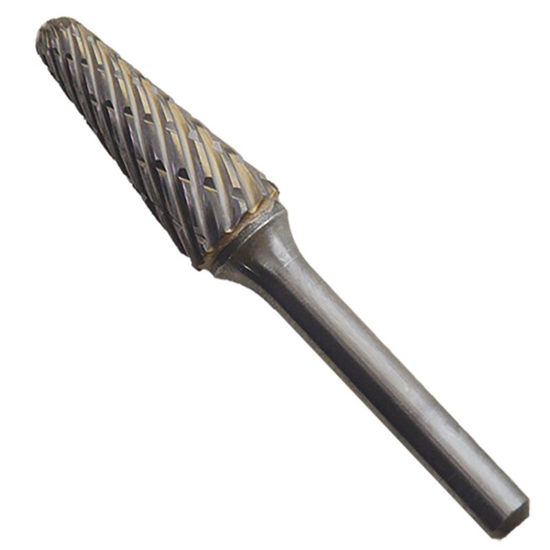 Lima rotativa, tipo SL-4, de 12.7 x 30.0 x 6.4 mm, para desbaste de acero inoxidable